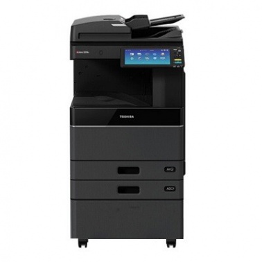 东芝e-STUDIO 3018A 黑白复印机主机+双面器+双面输稿器+双纸盒+网络+工作台
