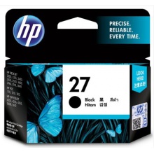惠普（HP 27） C8727AA 号黑色原装墨盒HP Deskjet 3320、3325、3420、3425、5550、5551 和 5552 打印机、HP Deskjet 450 移动打印机、HP Photosmart 7150、735
