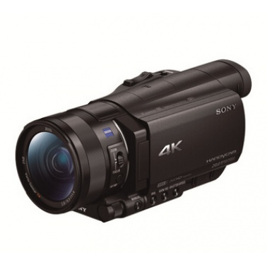 索尼（SONY）FDR-AX100E 4K高清数码摄像机 1英寸CMOS 光学防抖 12倍光学变焦 蔡司镜头 支持WIFI/NFC传输 